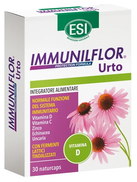 ESI Immuniflor Urto 30 capsules Voedingssupplement voor immuunafweer met vitamine D