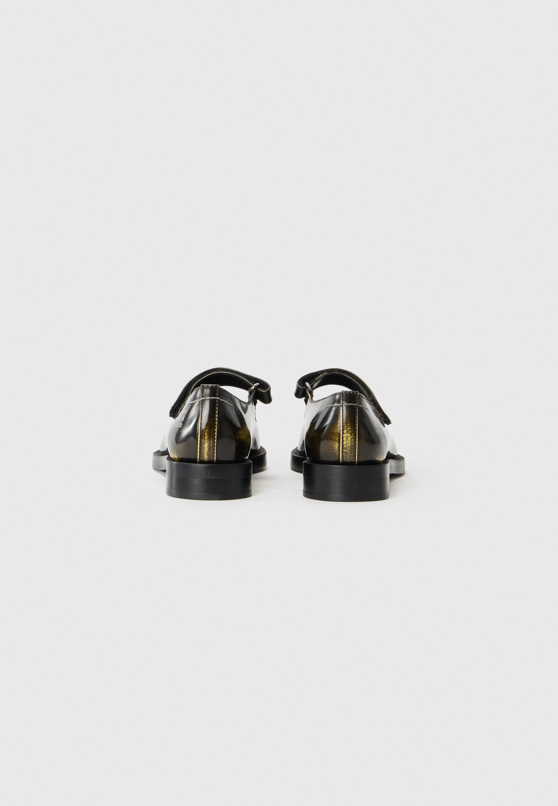 MM6 Maison Margiela Baleríny - černá/stříbrná