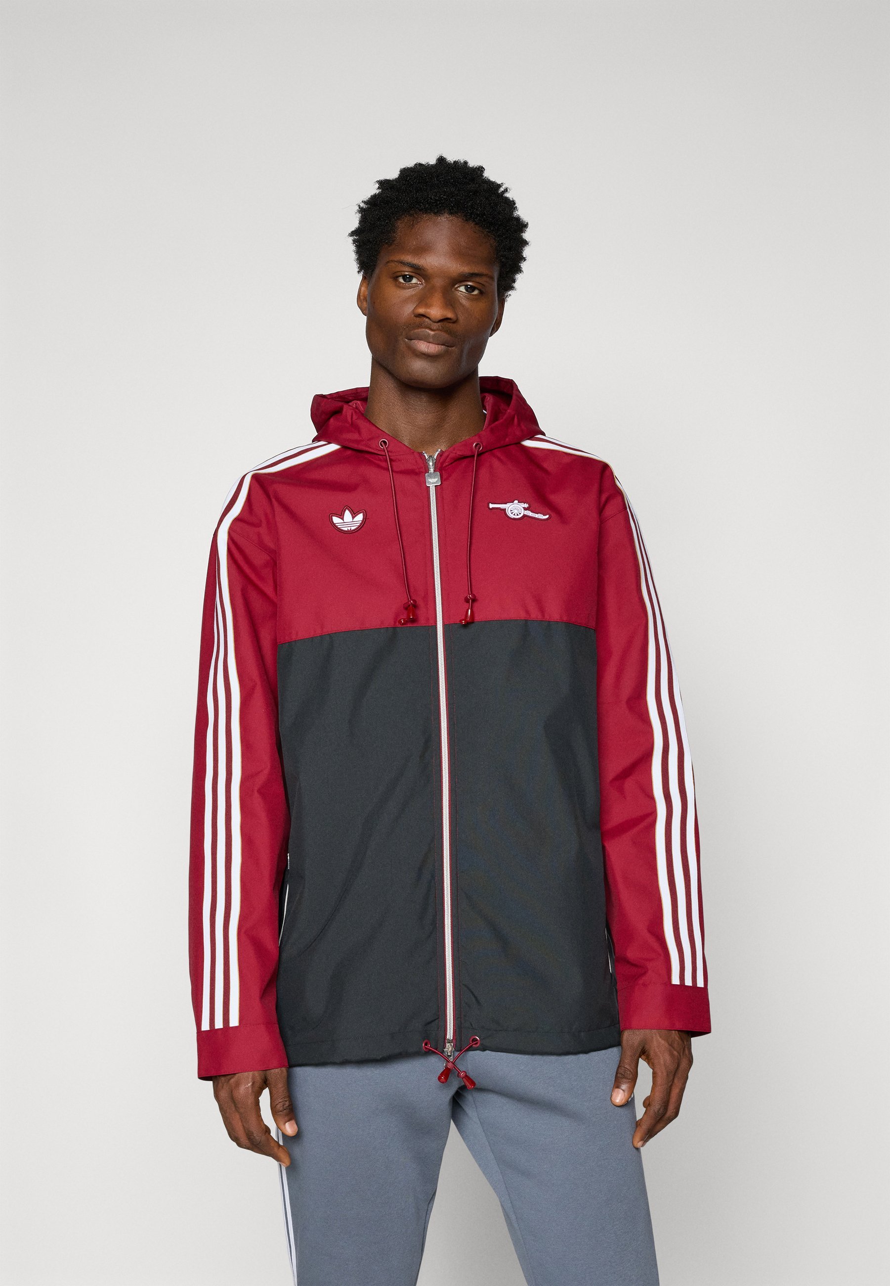 adidas Originals ARSENAL FC ICON PARKA - Tenue du club - Collaboration bordeaux/noir