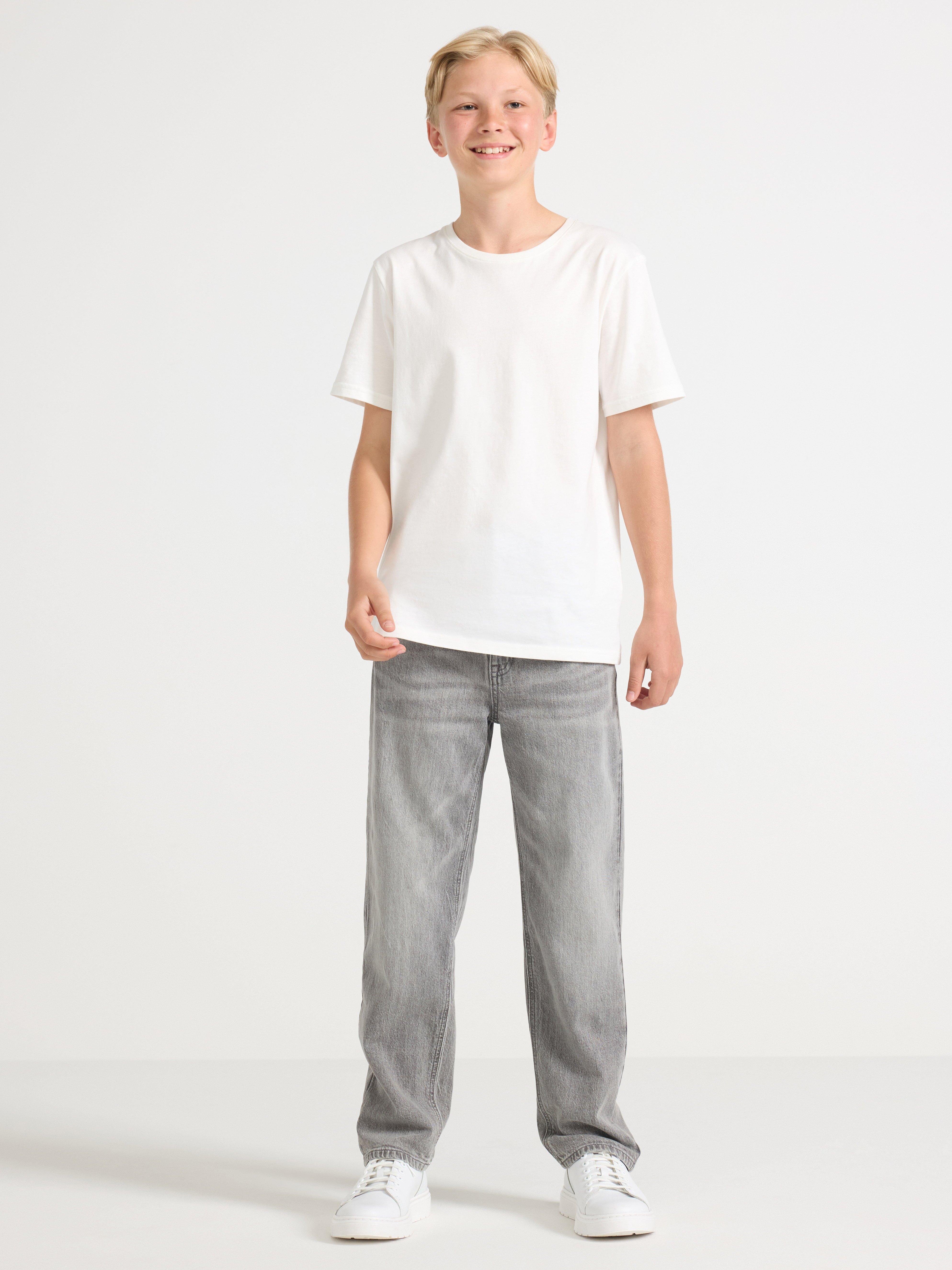 Pantalones vaqueros anchos regulares WILMER grises