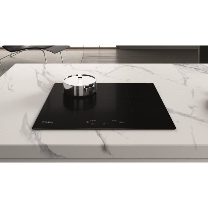 Induction hob - WHIRLPOOL - WSQ1160NE - 3 burners - 60 cm - Black