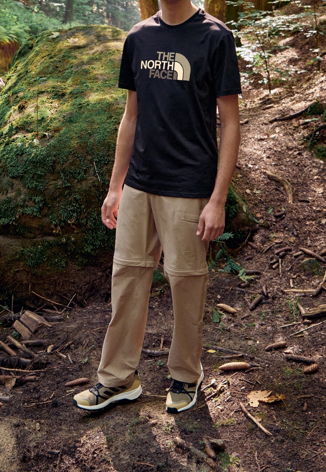 Camiseta The North Face Print - preta