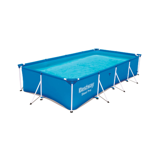 Išardomas baseinas „Bestway Family“ su karkasiniu pripučiamu baseinu, 400 x 211 x 81 cm