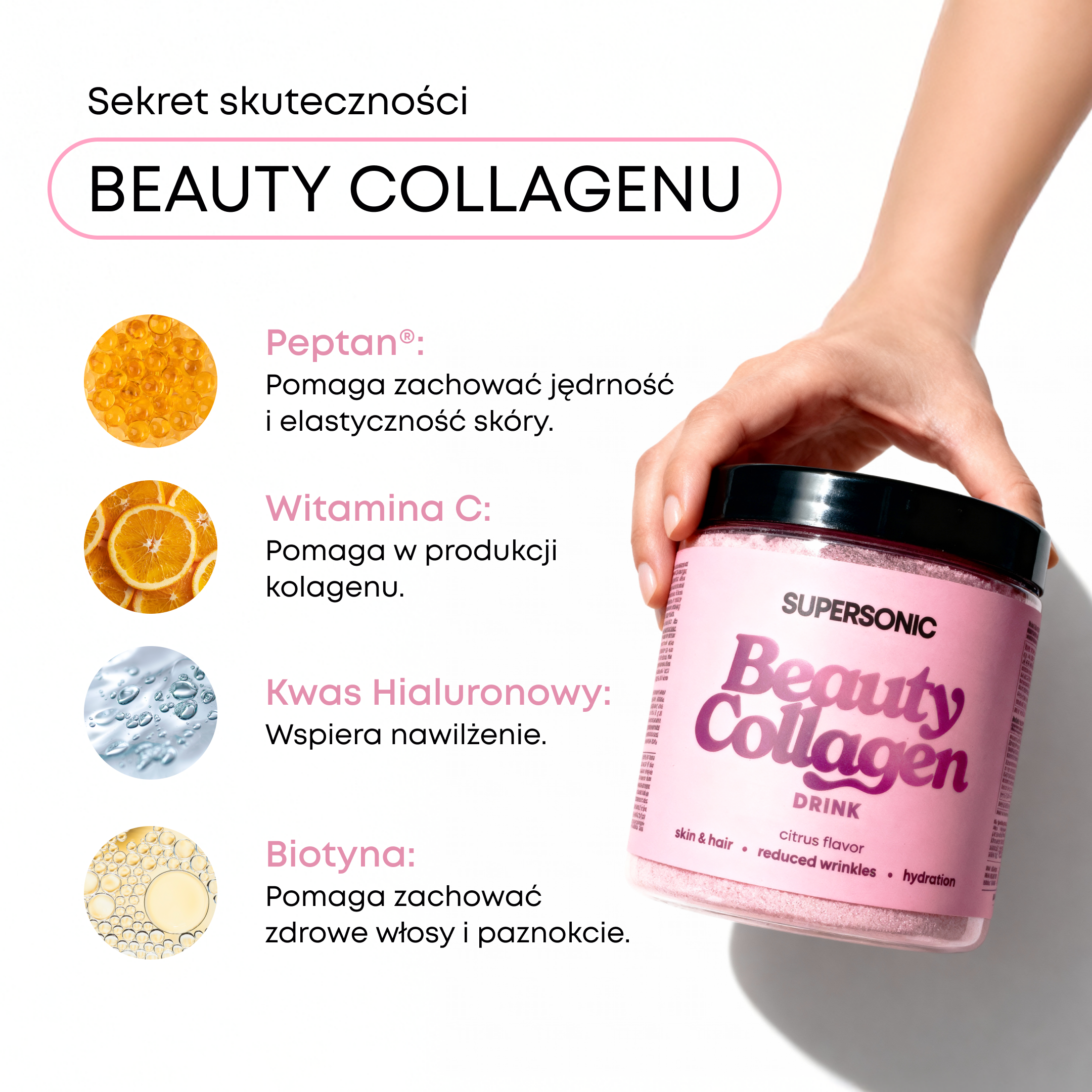 Băutură Supersonică de Colagen pentru Frumusețe