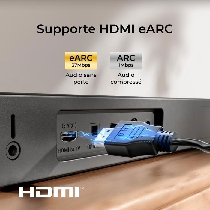 Ultimea Barre de son 3.1.2ch avce Dolby Atmos - Système de Son Surround Virtuel - App Contrôle - Skywave F30 Boom