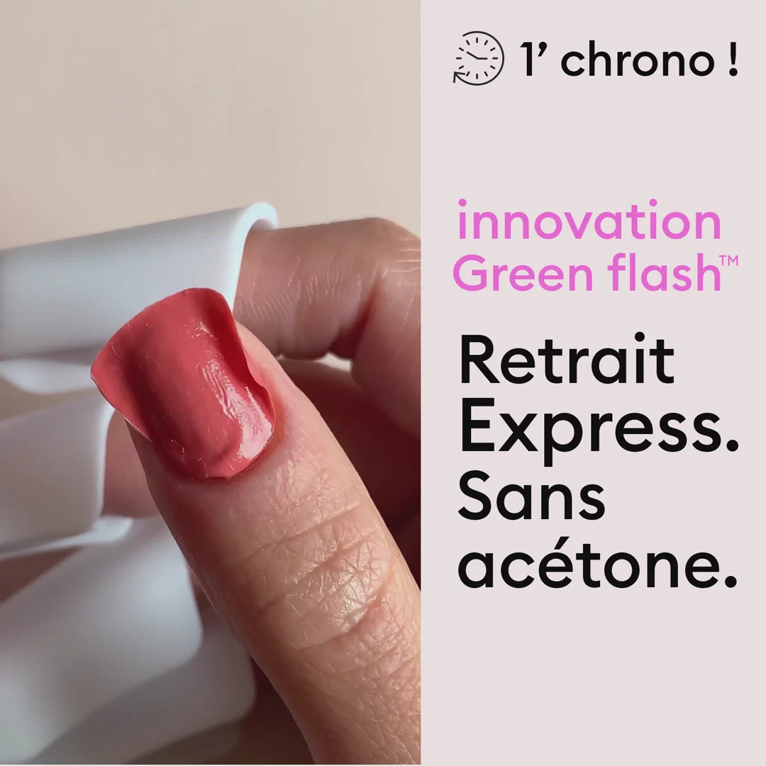 Semi-permanent LED Green Flash™ - 100 ml Dissolvant Doux Green Flash™
