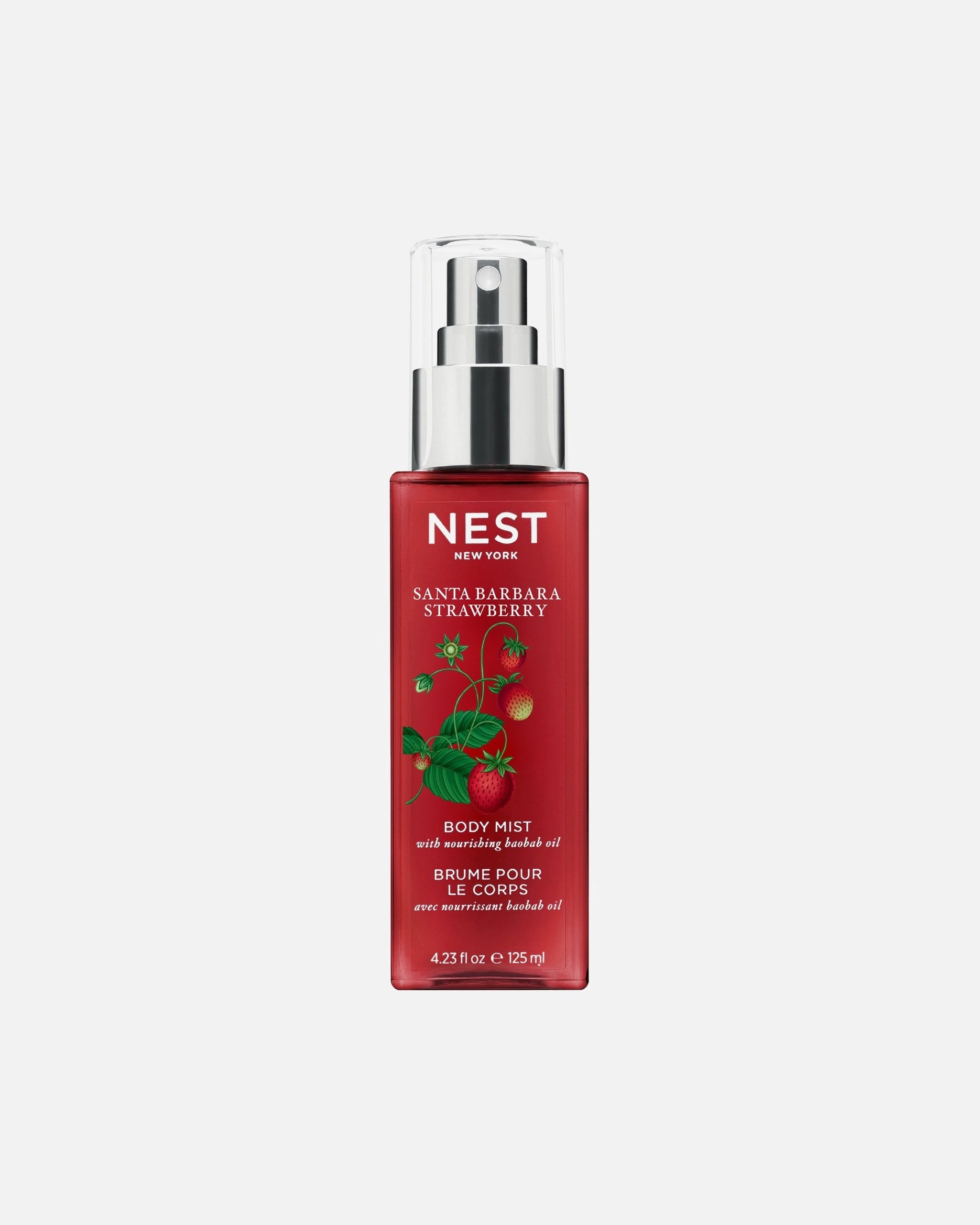 NEST NEW YORK Santa Barbara braškių skonio kūno purškiklis – 125 ml