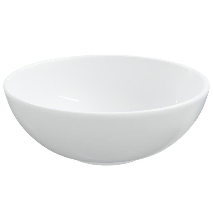 Lavabo - Blanco - 28x28x10 cm - Cerámica - Resistente a los arañazos - Fácil de limpiar