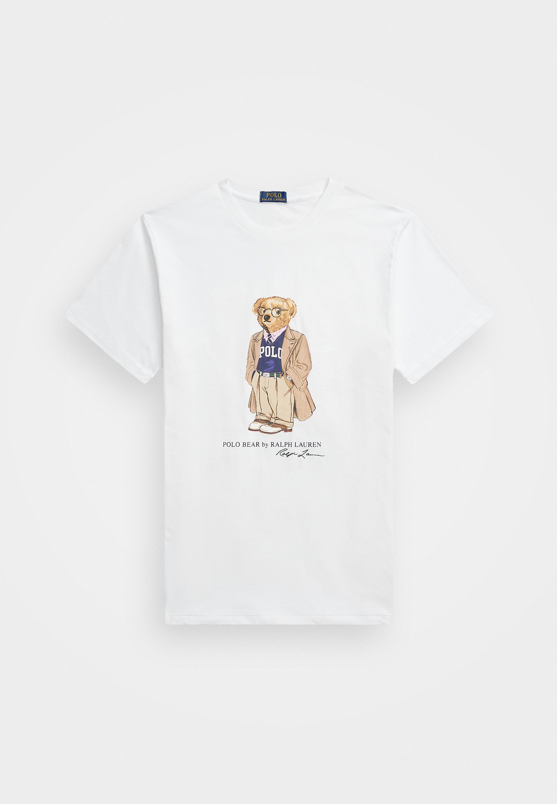 T-shirt Polo Ralph Lauren Big & Tall POLO BEAR JERSEY - T-shirt stampata - bianca