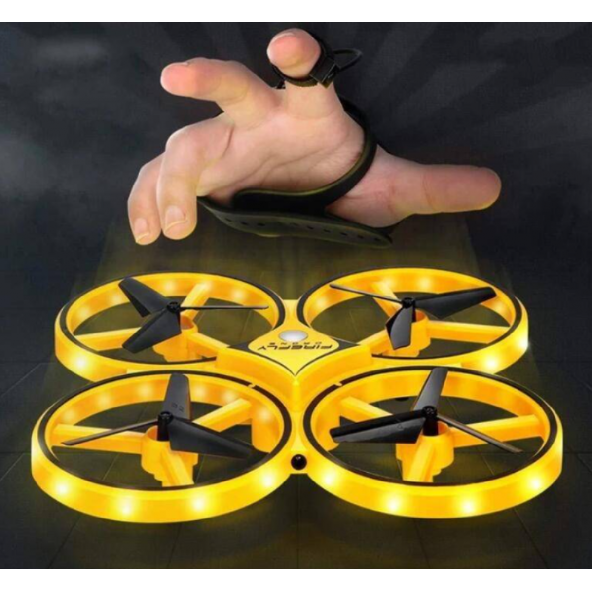  Mini drone quadricoptère Smartek Firefly avec télécommande et éclairage LED