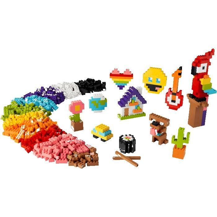 LEGO Classic 11030 Peças em Abundância - Presentes, Brinquedos e Colecionáveis para Crianças a partir de 5 Anos