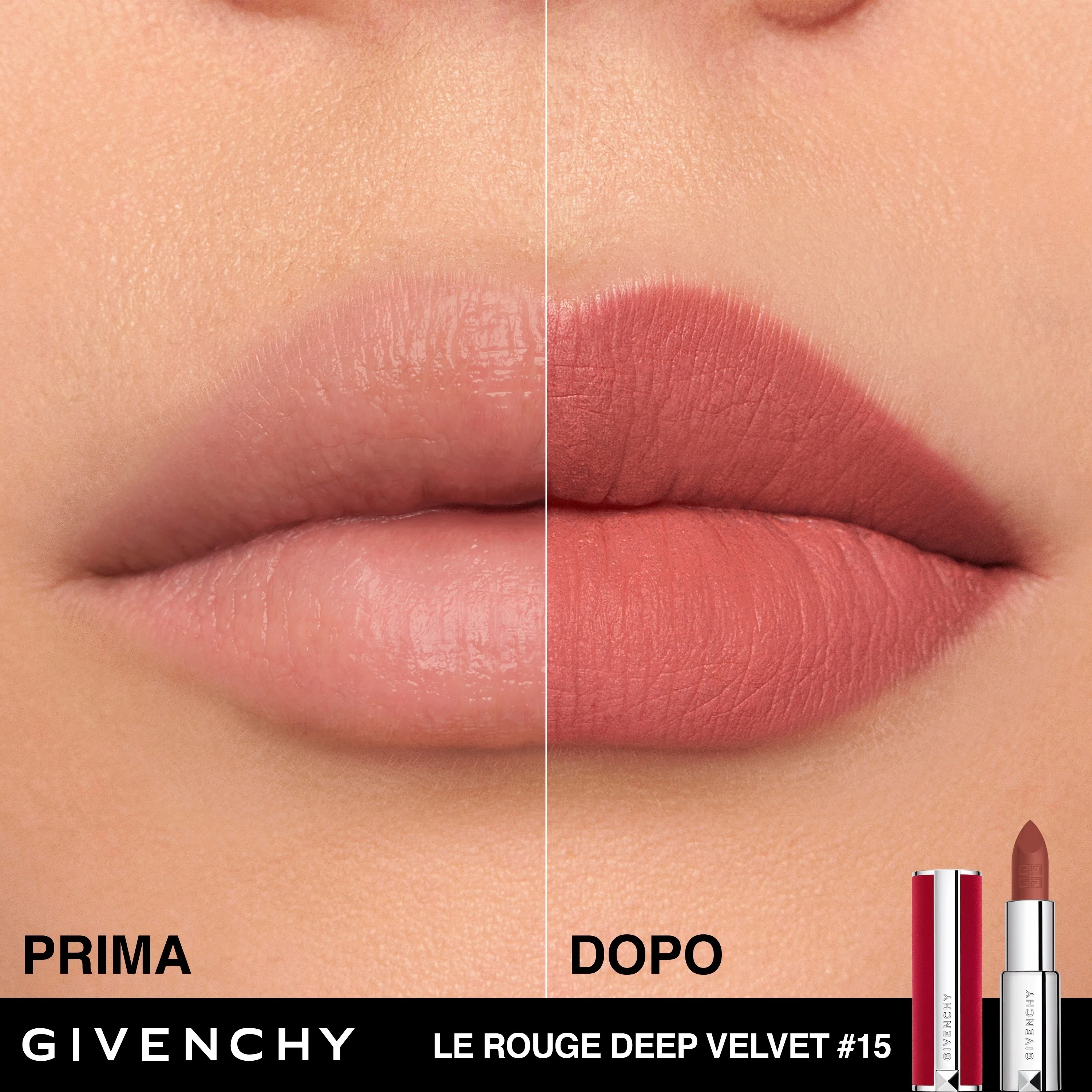 Labbra Le Rouge Deep Velvet - Rossetto mat, Rossetto