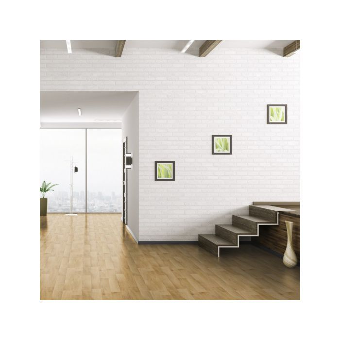 Best PVC Flooring - Light Brown Beech Parquet Imitation - 3m x 5m Roll