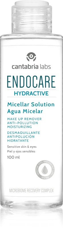 „Endocare Hydractive“ micelinis vanduo giliai valo odą.