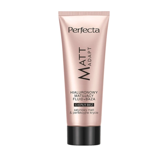 Perfecta Matt Adapt hialuronowy podkład matujący Ciepły Beż 30ml