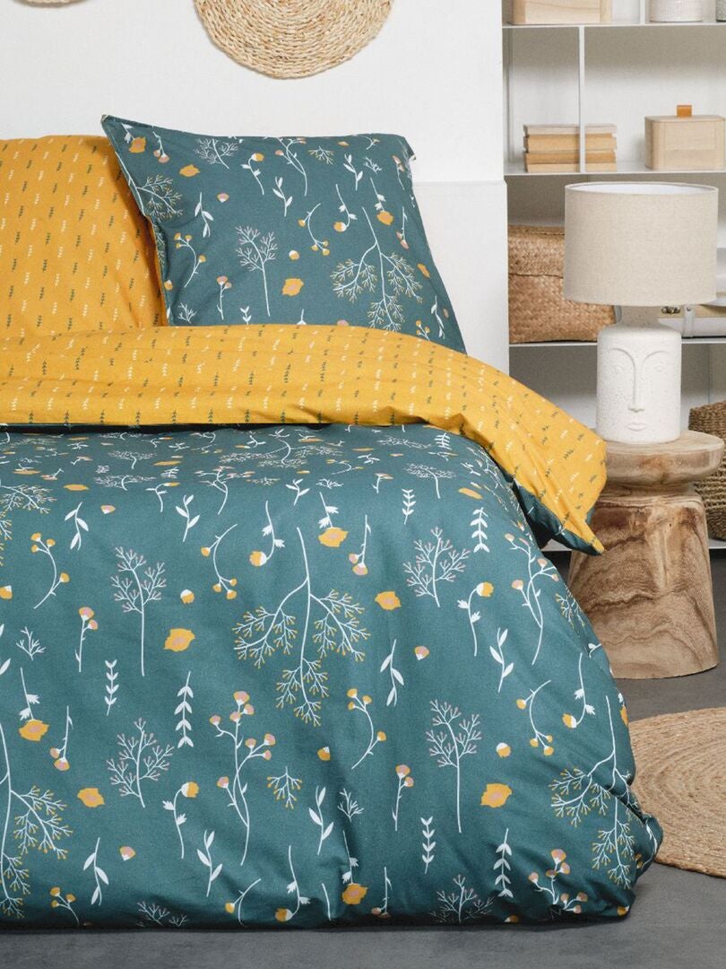 Conjunto de cama estampado - VERDE