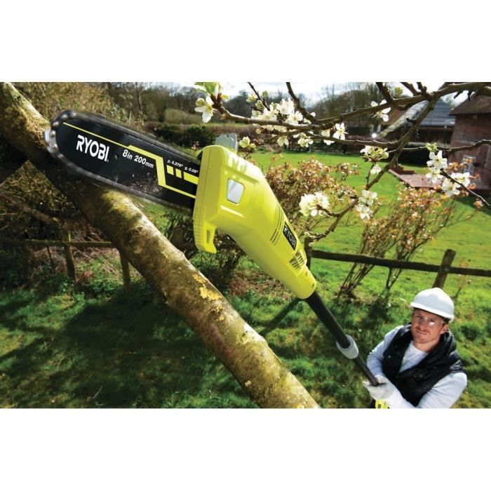 RYOBI - 750W Stokzaag - 20 cm schuine geleider - 15° hoek - 10 m/s - 90 cm verlengbuis - 15° schuine geleider - RPP750S