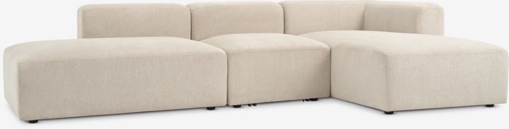 SKEJBY Modularna sedežna garnitura SKEJBY 3-sed ležalnik/odprto peščeno blago