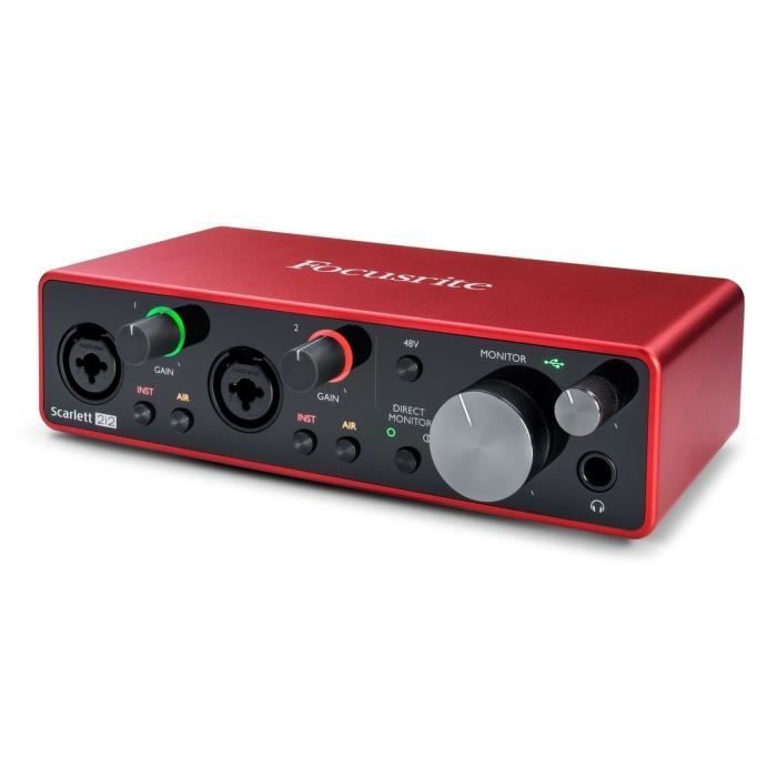 FOCUSRITE - SCARLETT3-2I2 - Interface audio - USB - 2 in/2 out USB-C