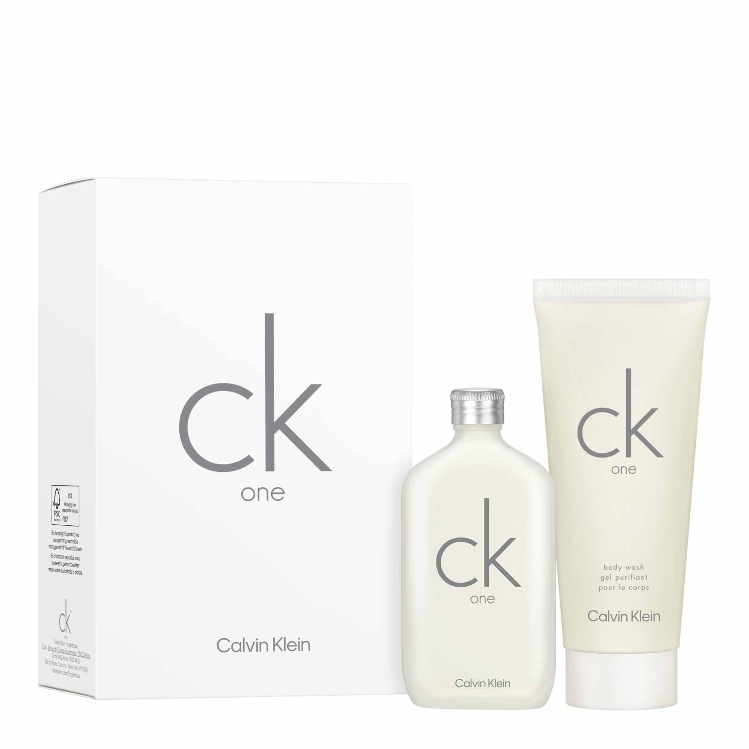 Coffret parfum CALVIN KLEIN ck one Eau de Toilette + Gel Douche - 1 pièce