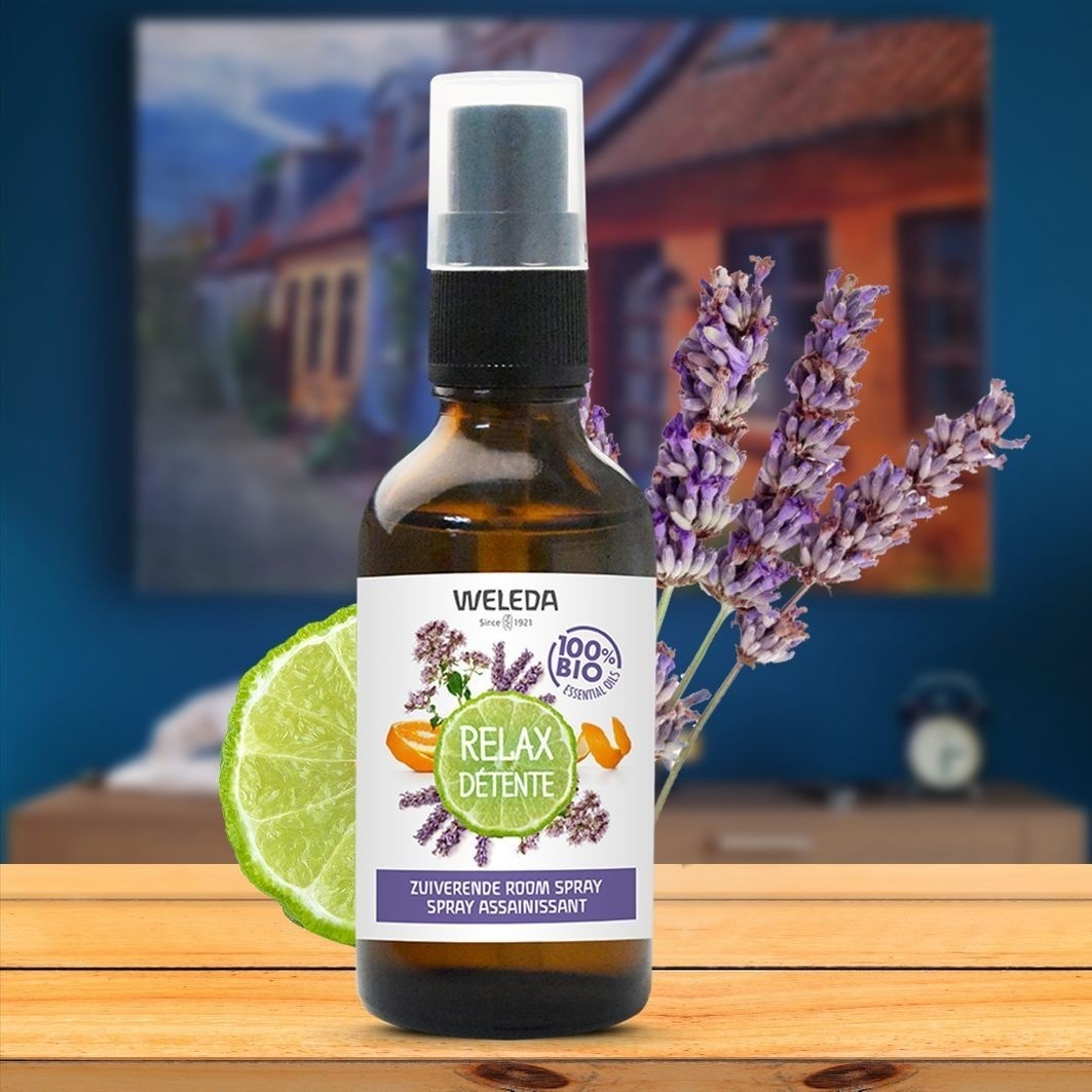 Weleda kambario kvapas ir valomasis kambario purškiklis „Relax“ – 50 ml