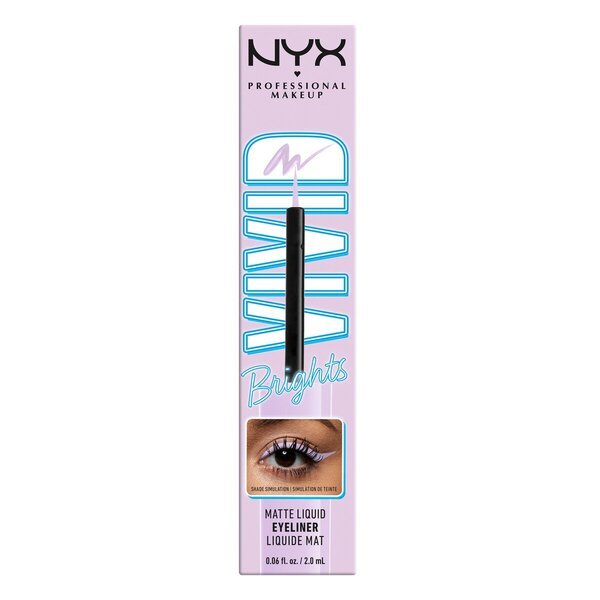 NYX Professional Makeup Vivid Brights 07 Lilac Link skystas akių kontūro pieštukas<br>2ml