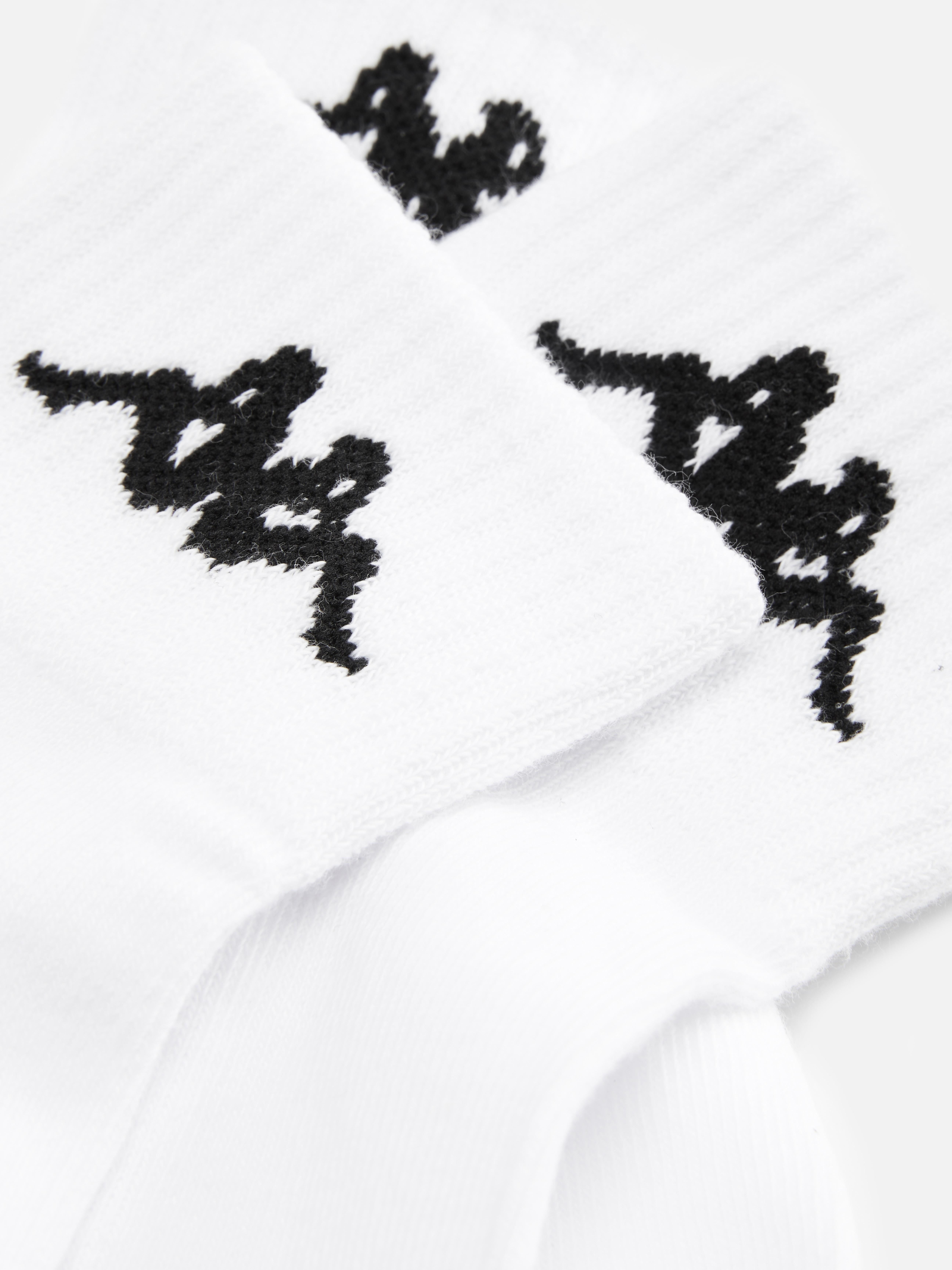 Kappa x Primark Kurzrippsocken, 3 Paar. Ein Set aus drei Rippsocken mit kontrastierendem Kappa-Logo.