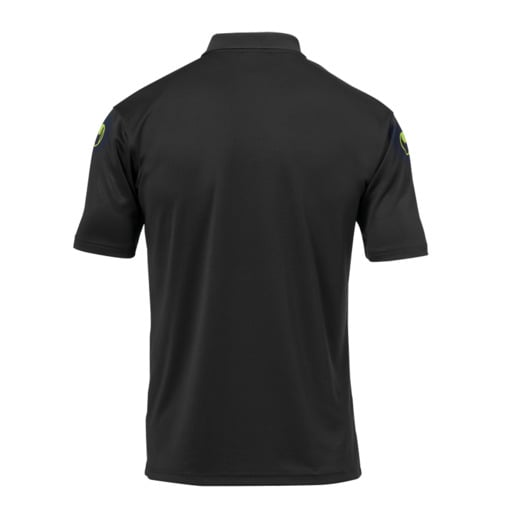 Polo Score Noir/Vert Fluor Uhlsport