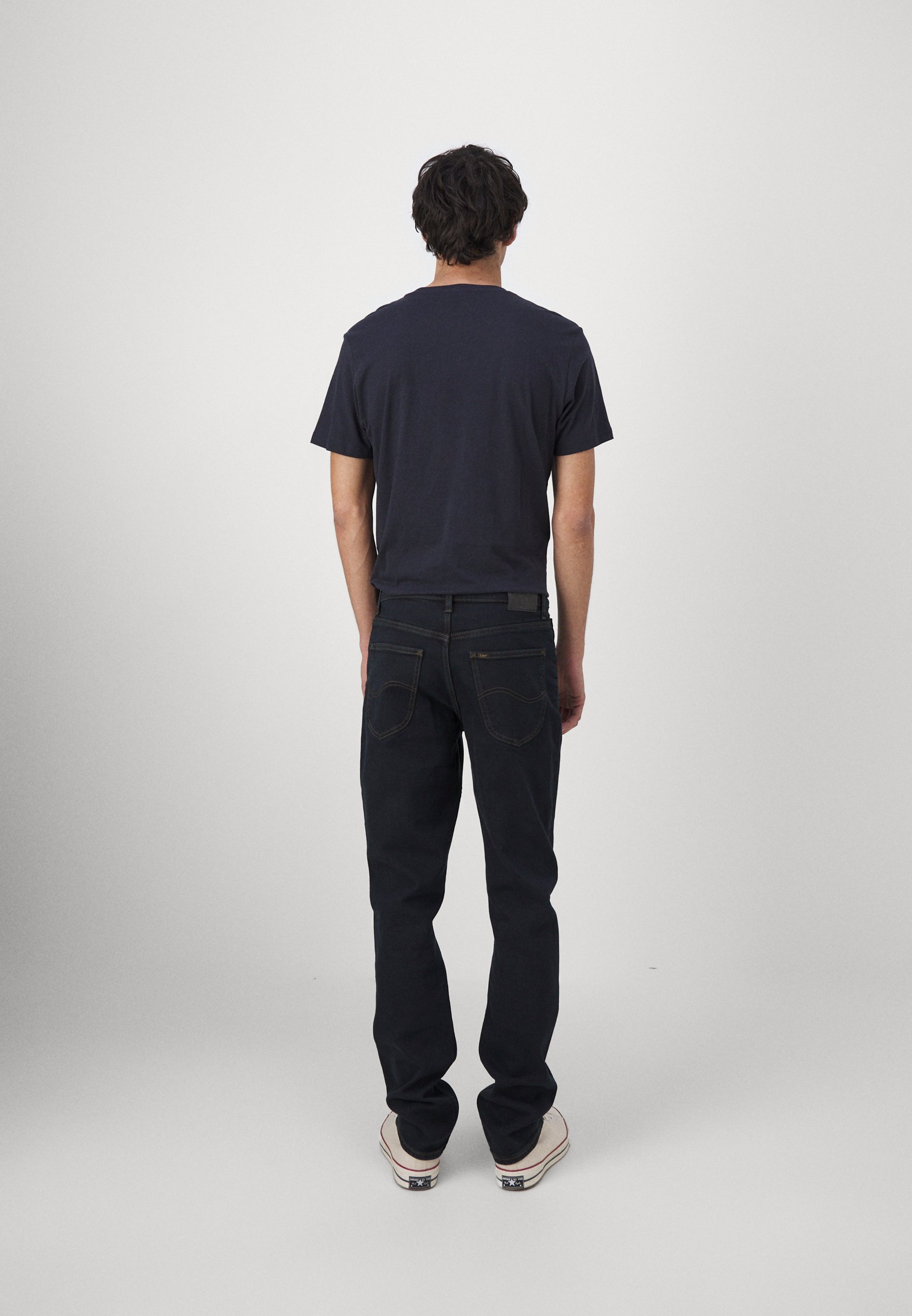 Lee BROOKLYN - Rechte jeans - blauwzwart