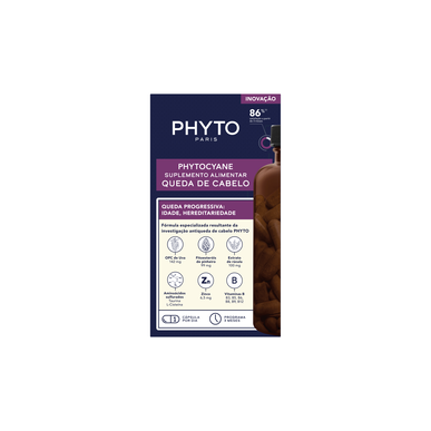 Cápsulas para la caída del cabello Phyto Phytocyane para el crecimiento y la densidad del cabello 84 cápsulas 84 cápsulas