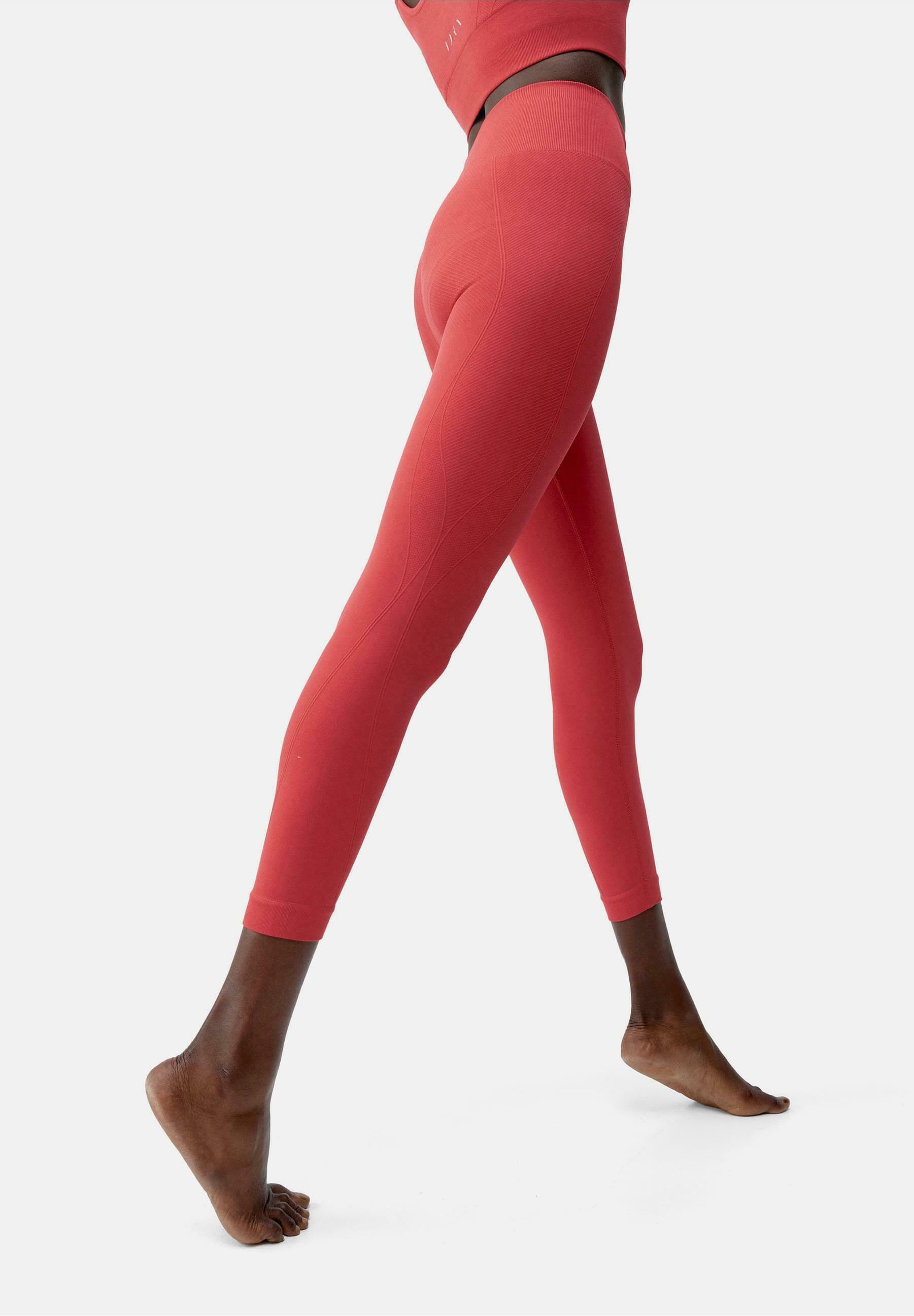 Born Living Yoga BLUME - Leggings - rot