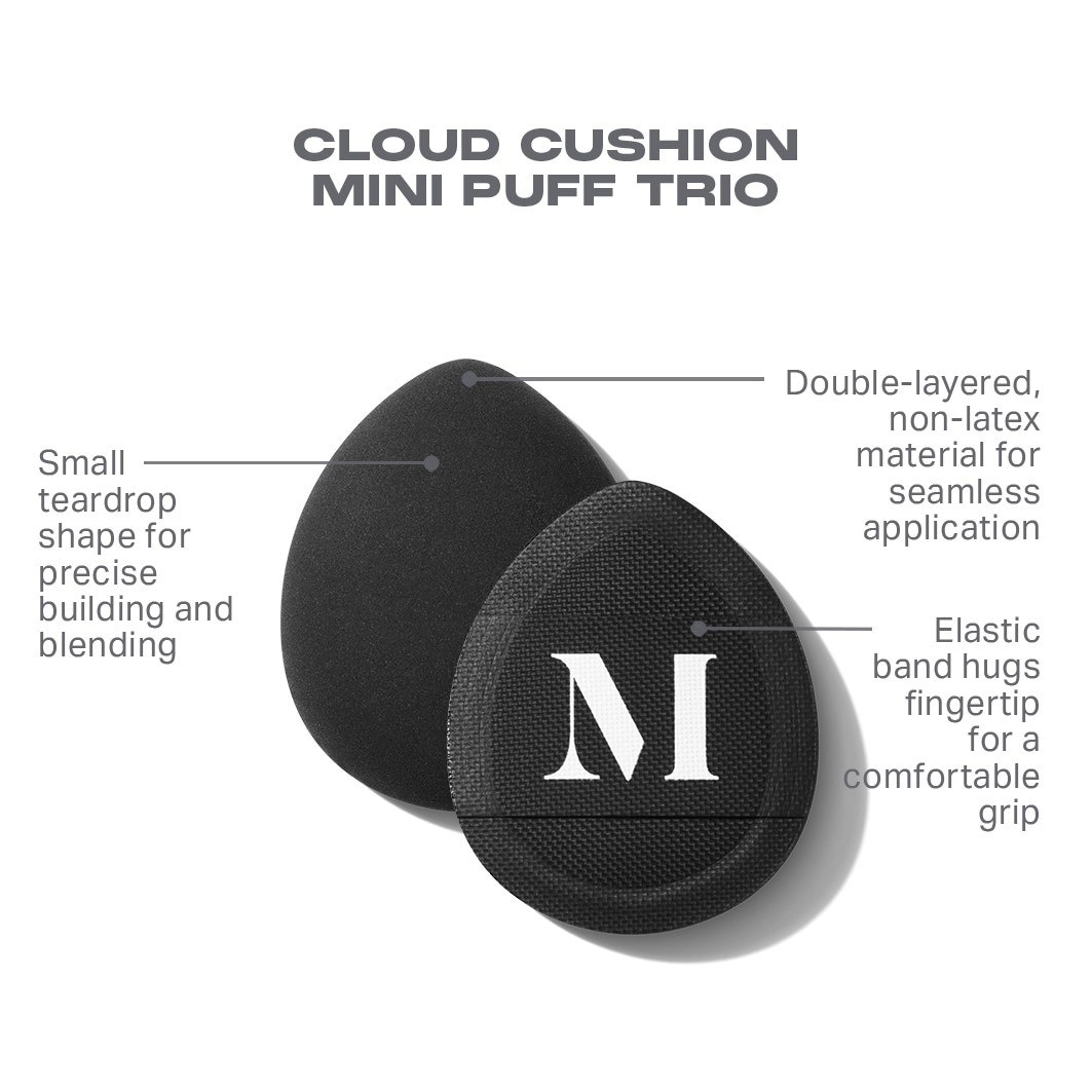 Morphe spužvica za šminkanje CLOUD CUSHION MINI PUFF TRIO - 1 komad