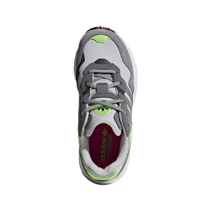 Basket adidas Originals YUNG-96 Junior - Gris - Polyester - Lacets - Mixte