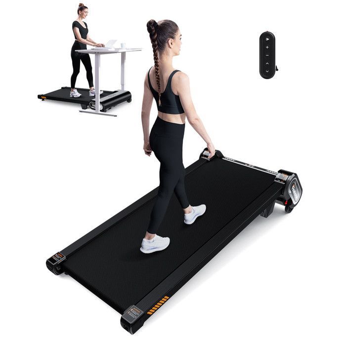 Akluer H1 Treadmill, Automatic Incline Adjustment, Quiet 2.5 HP Motor, Maximum User Weight: 150 kg, Speed: 1 to 6 km/h, Black