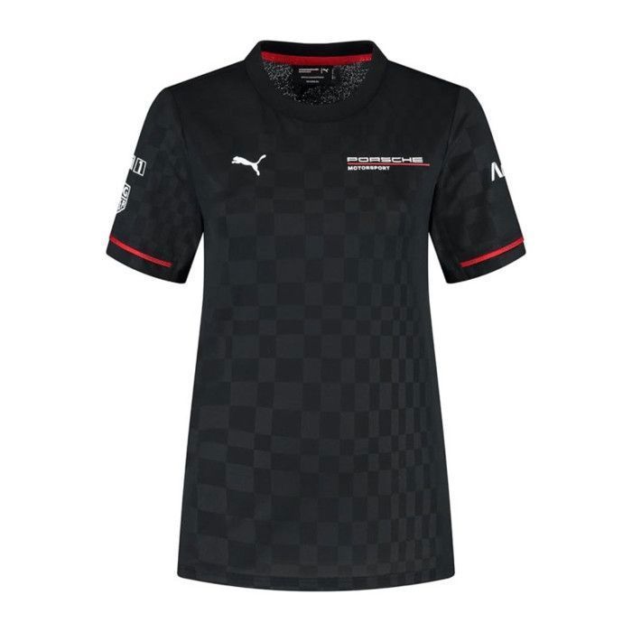 PUMA Porsche Motorsport T-Shirt d'équipe pour Femme - Noir