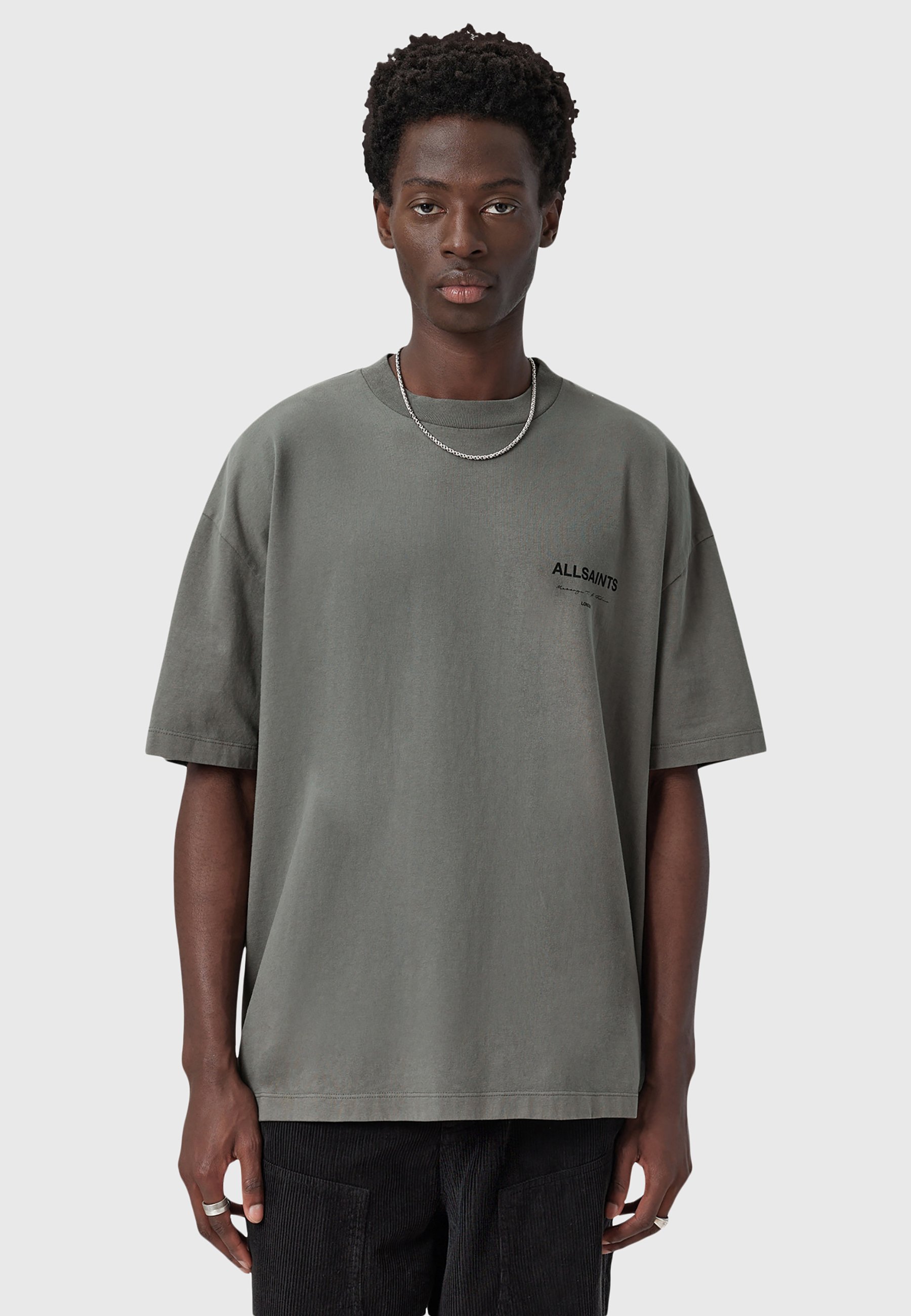 AllSaints FUTURE CREW - Majica s printom - gastor zelena
