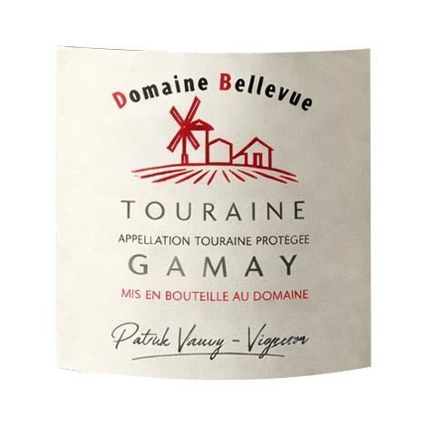Domaine Bellevue 2024 Touraine Gamay - Vin Rouge du Val de Loire - 12,5% Vol. - 75 cl