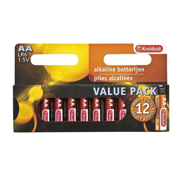 Kruidvat AA penlite alkalne baterije<br>12 komada
