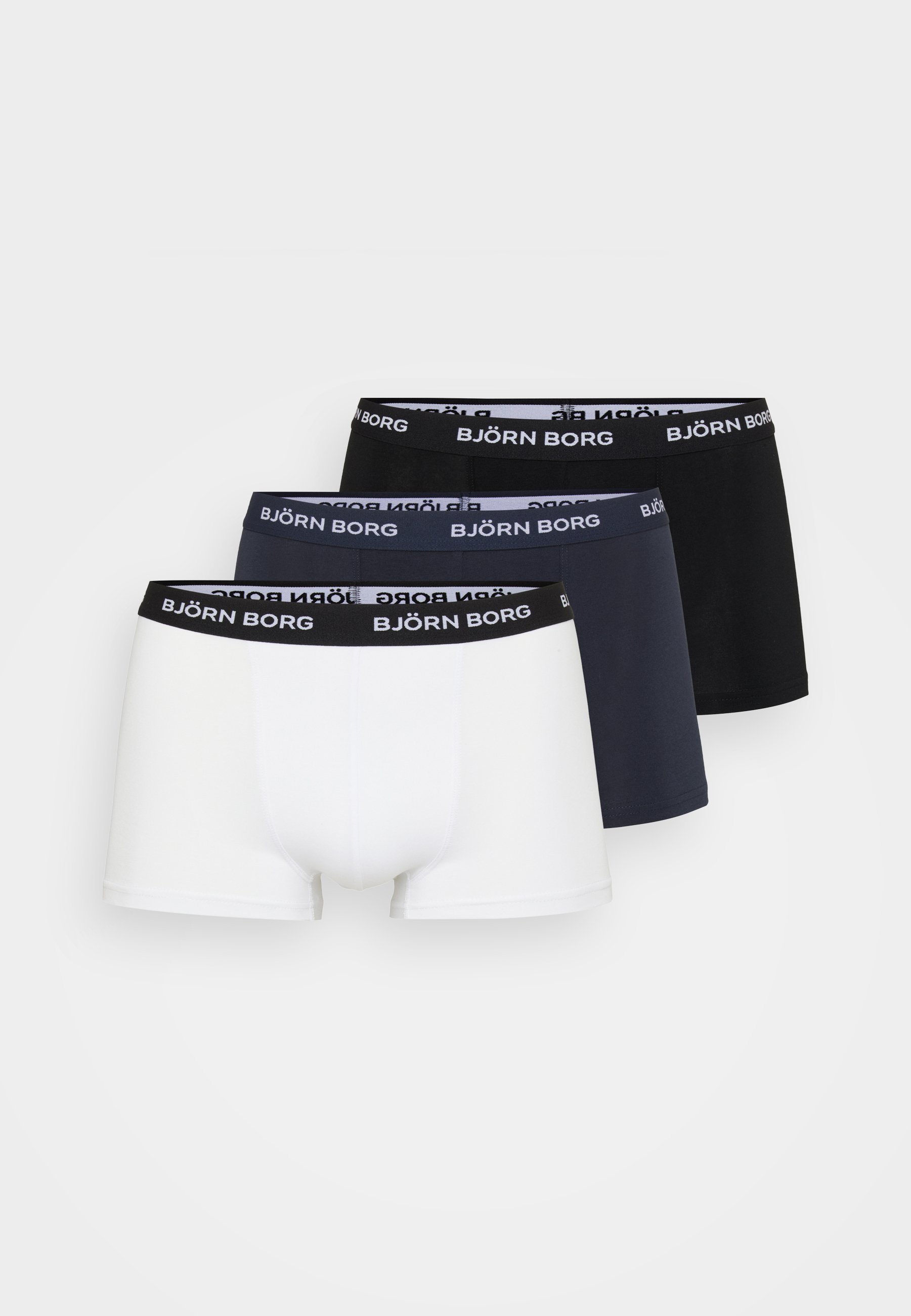 Björn Borg TRUNK PACK 3 - Slip - bianco/nero/blu scuro