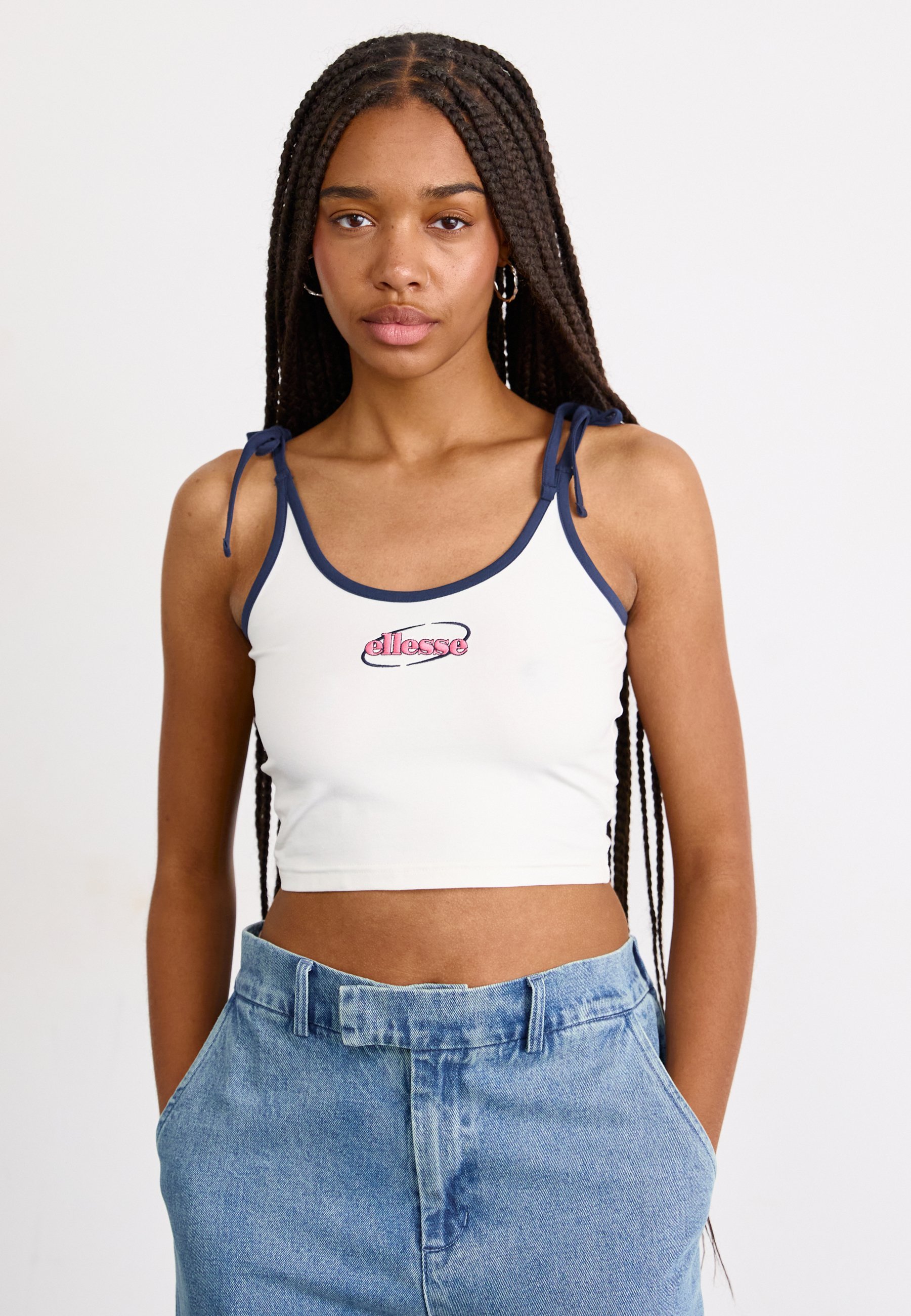 Ellesse AGIGEA - Top - gebroken wit