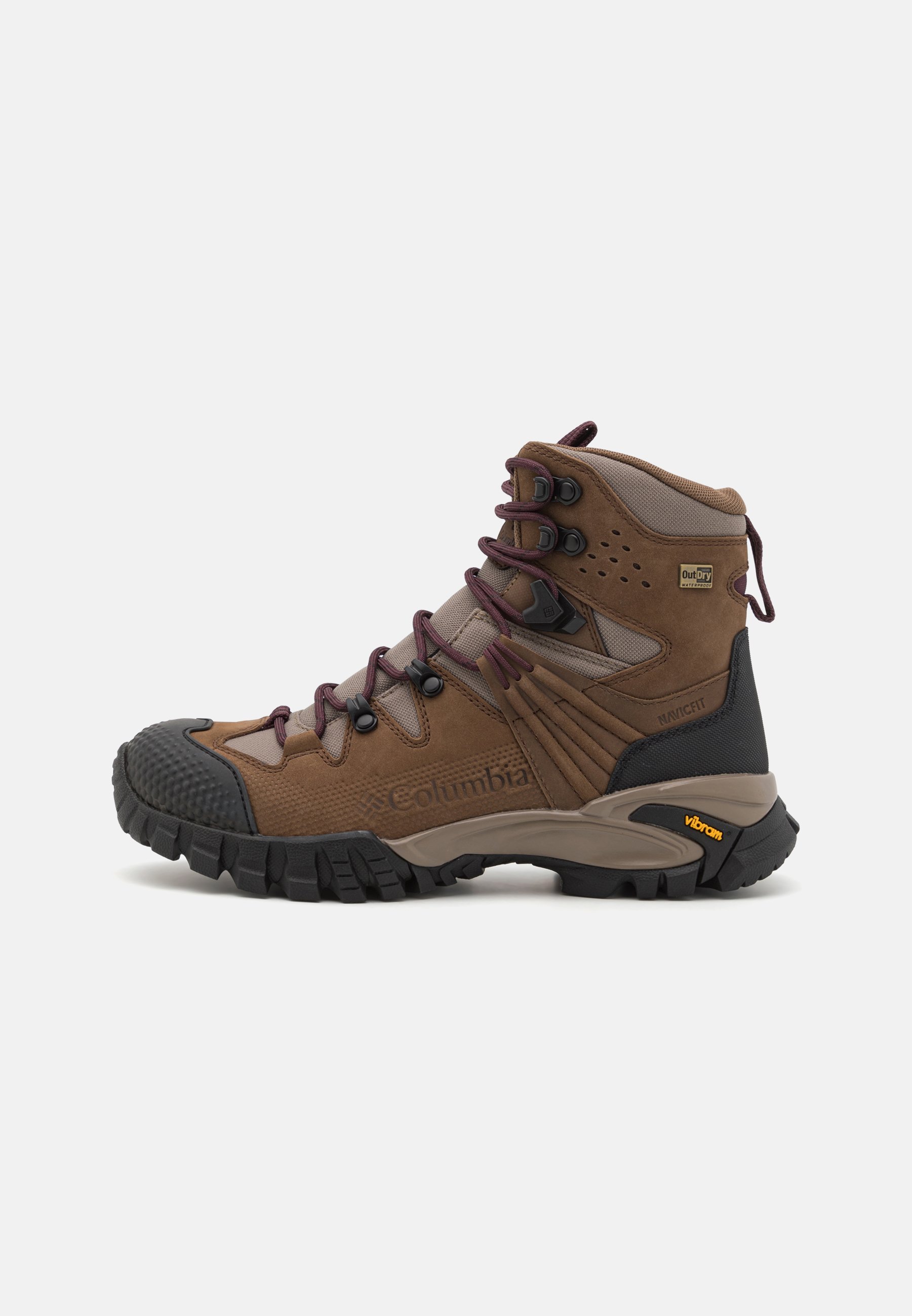 Columbia GEOTERRA - Chaussures de randonnée - marron foncé/moonvista