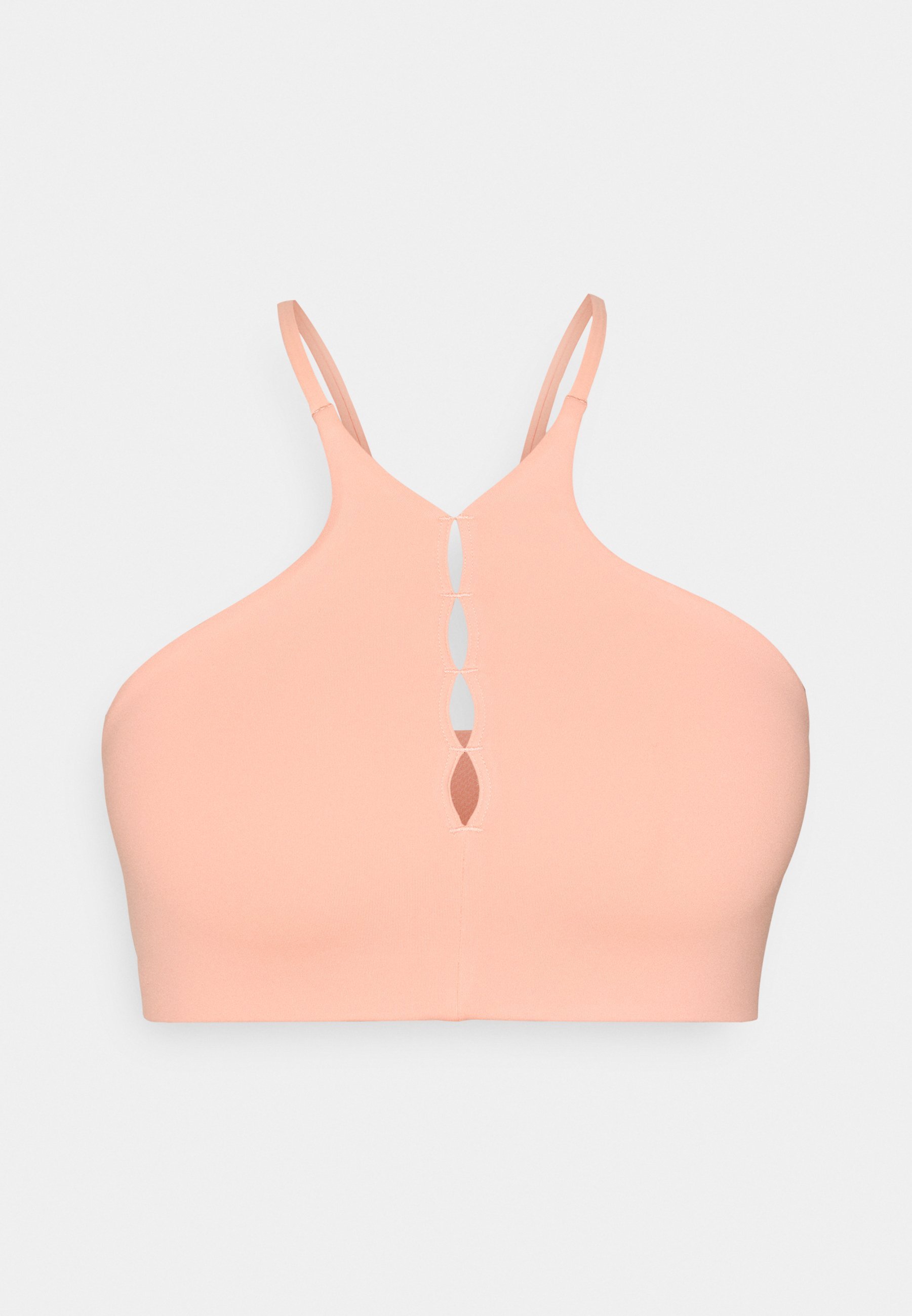 Nike Performance KEYHOLE BRA – Biustonosz sportowy zapewniający lekkie wsparcie – morelowy agat