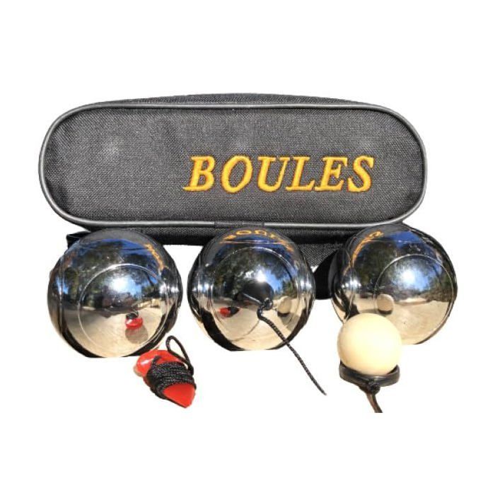 coffret cadeau pétanque 725g complet  + 1 bouteille petite envie rosé côtes de thongue 75cl.