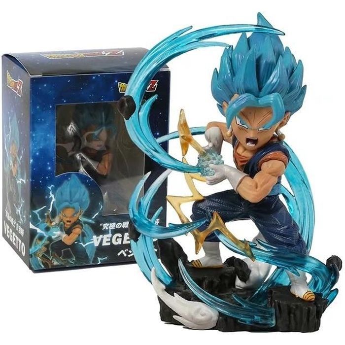 Figura de Super Saiyan Vegeta Azul de Dragon Ball Z (DBZ) - Figura de Anime - Modelo de Personaje - Artículo de Coleccionista