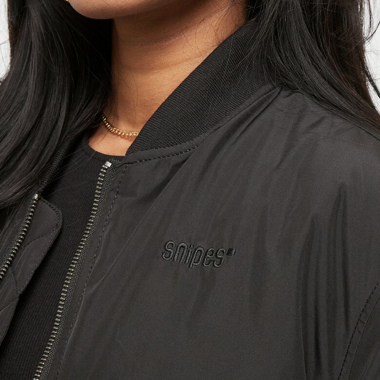 Giacca bomber imbottita con piccolo logo
