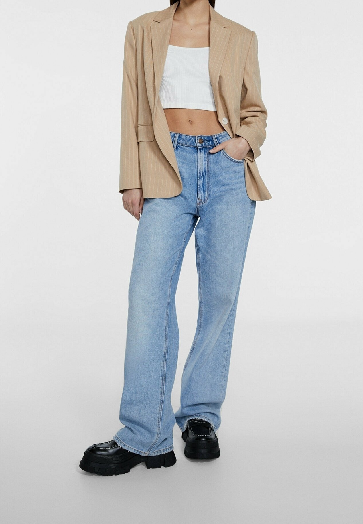 Cappotto corto Stradivari - beige