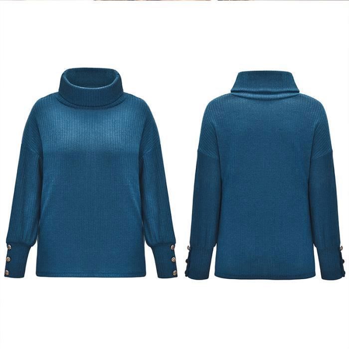 Suéter de cuello alto para mujer, suéter de manga corta de diseñador, suéter de invierno cálido, gris claro
