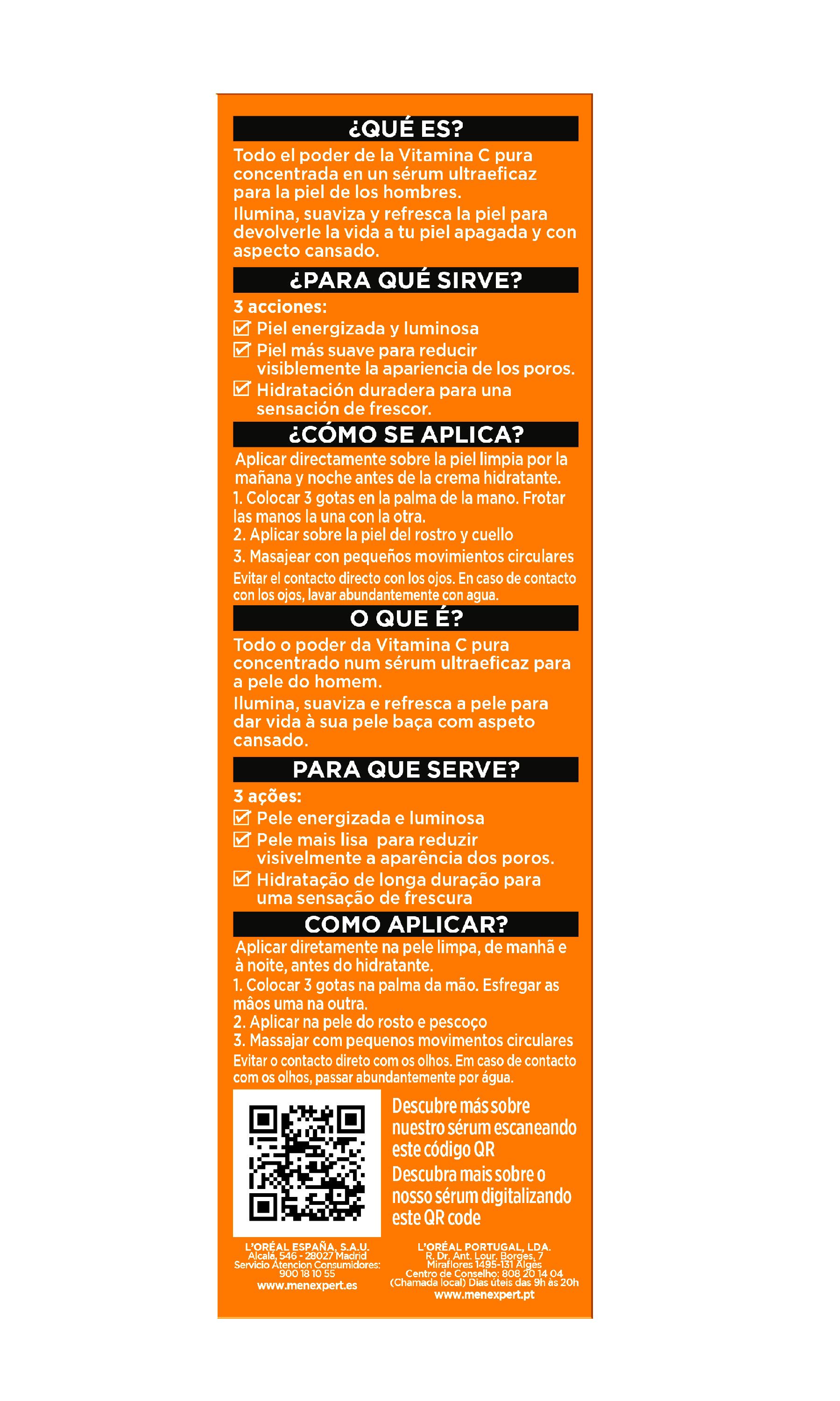 Men Expert Serum Vitamin C Hydra Energetic Serumi protiv umora