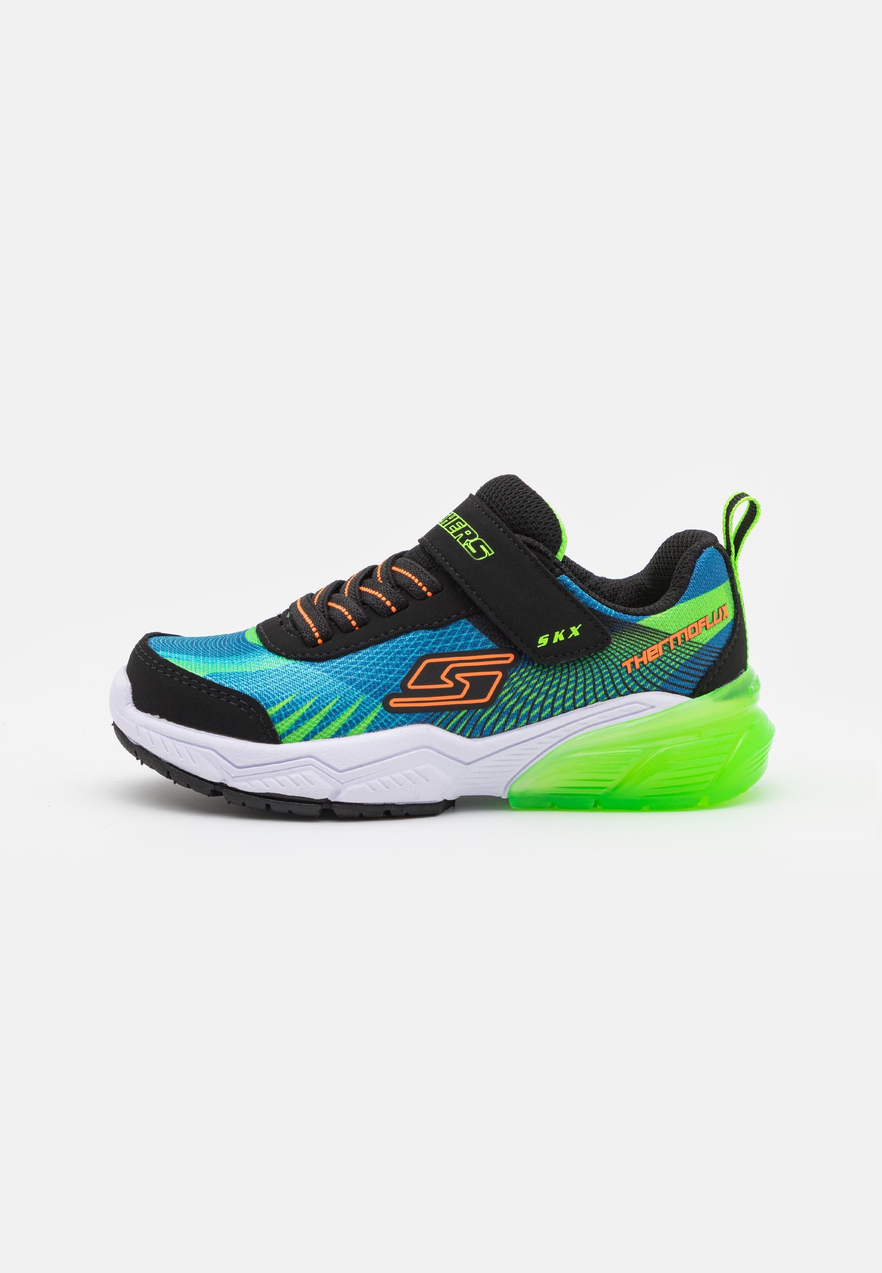 Skechers THERMOFLUX 2.0 - Sneakers - blauw/limoengroen/zwart/oranje