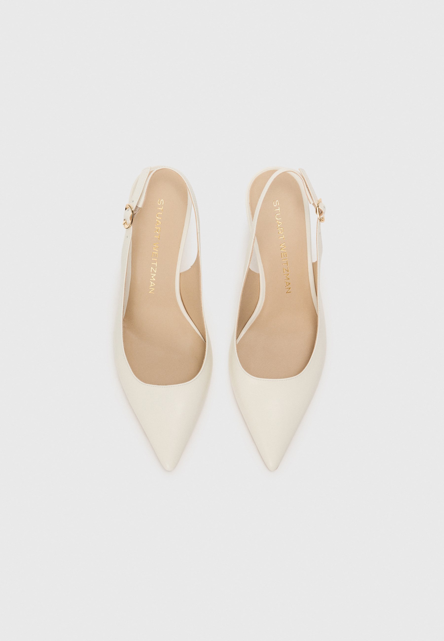 Stuart Weitzman POWER 75 - Hoge hakken - crème